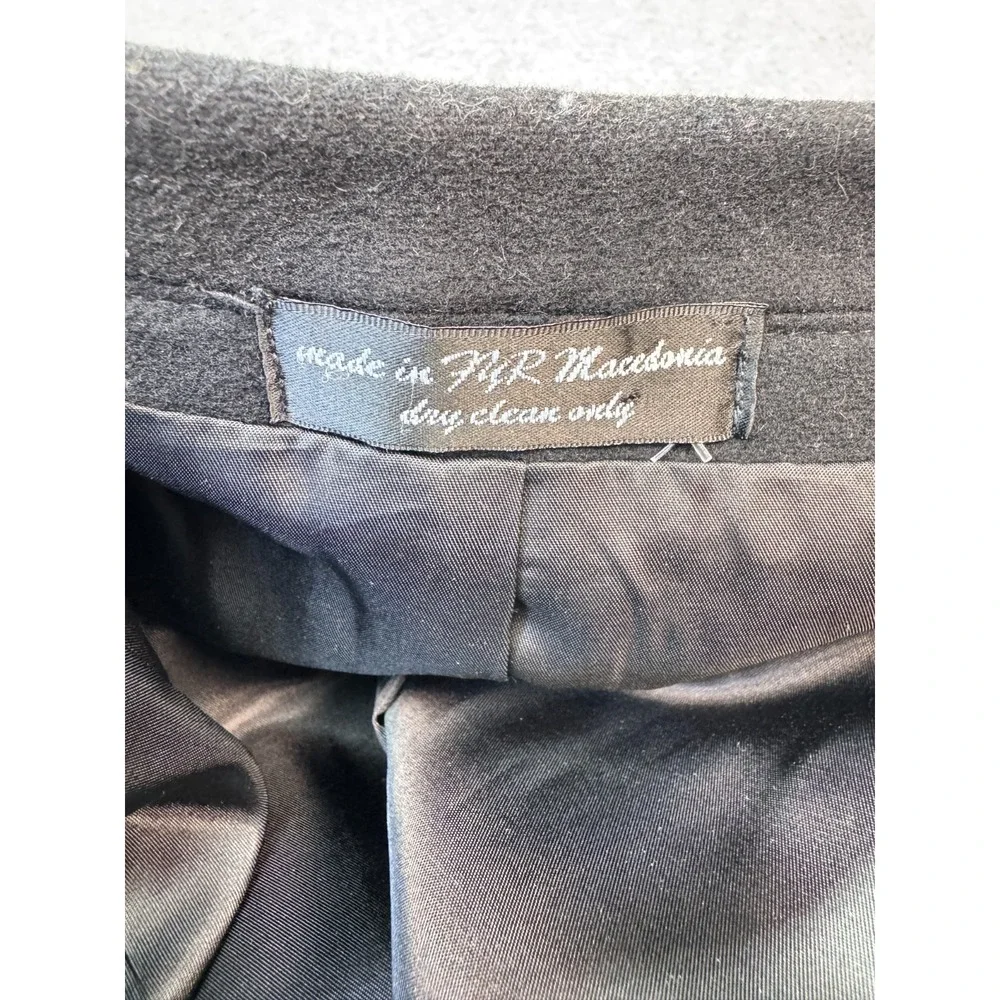 Gianfranco Ruffini Men's Blazer 38R Black Wool Cashmere Blend Italy‎ Classic Fit